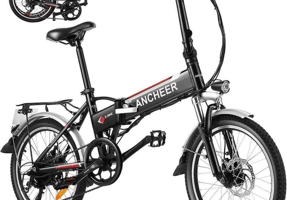 ANCHEER Bicicleta Eléctrica Plegable